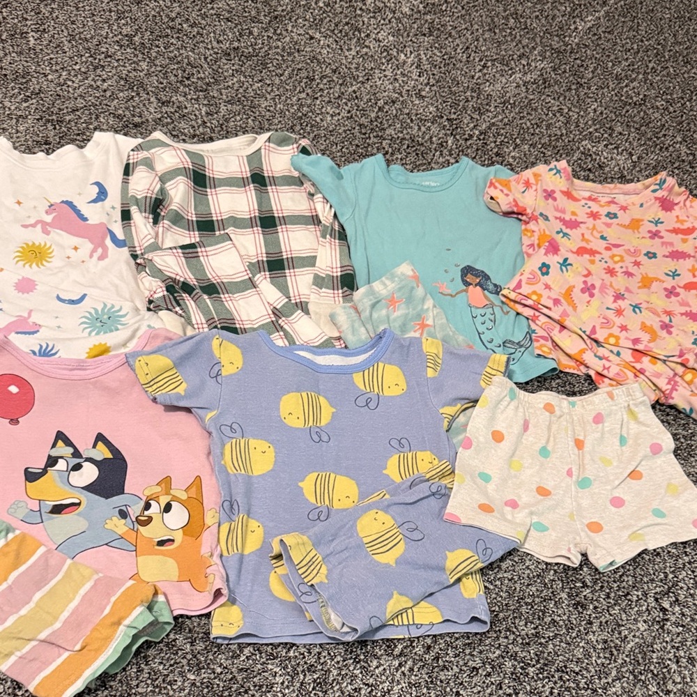 Girls' Assorted Pajama Sets Size 3T